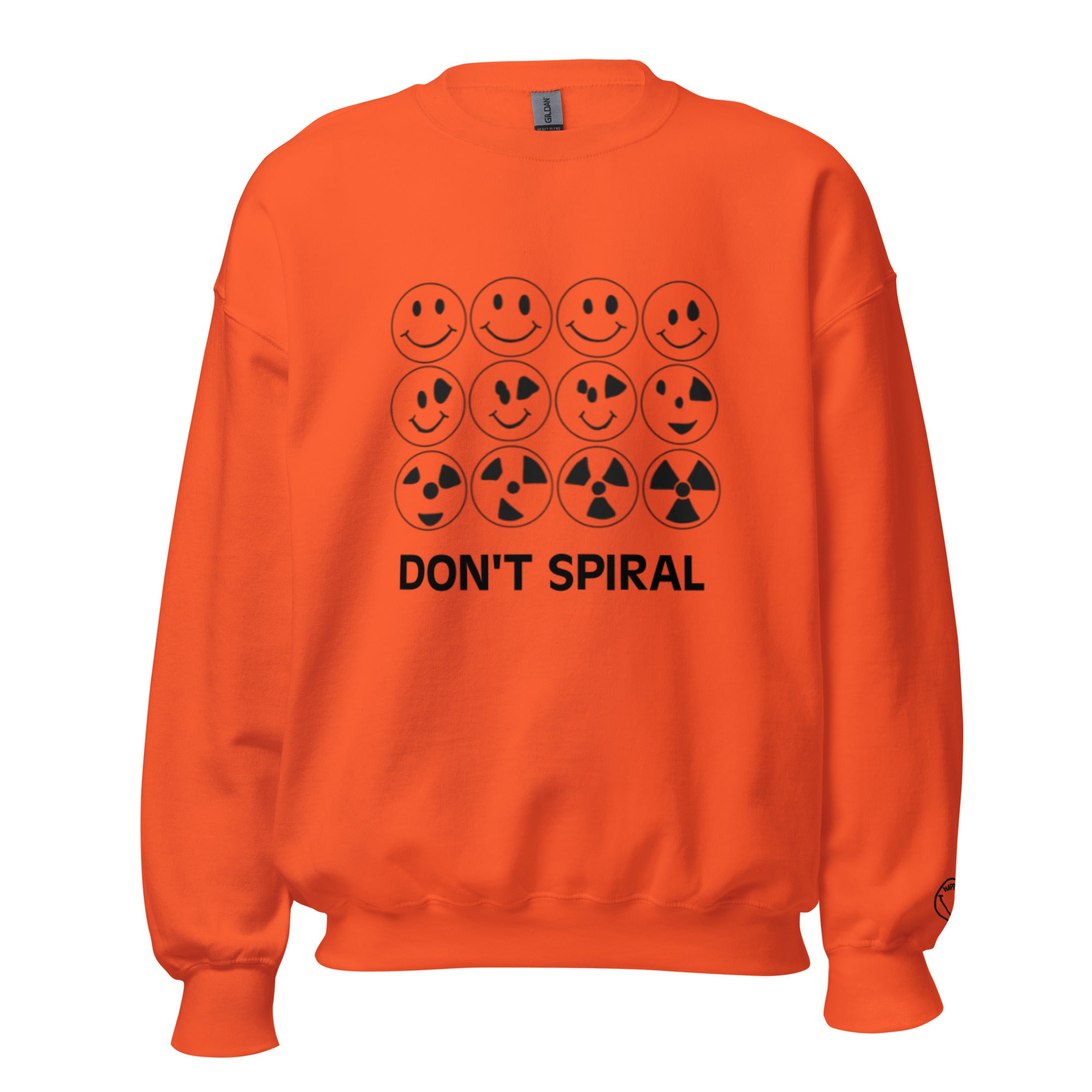 Product mockup of crew sweatshirt